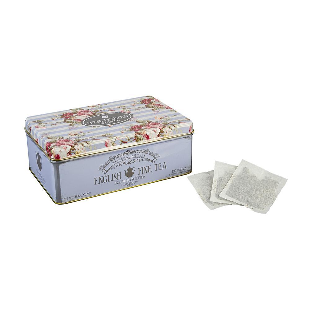 Vintage Floral Tea Selection Tin - Image 4